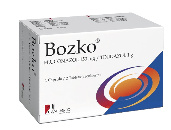 BOZKO – FLUCONAZOL 150 MG (1 CÁPS.) / TINIDAZOL 1 G (2 TABS.)